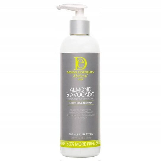Design Essentials Almond & Avocado Leave-In Conditioner, Odżywka do włosów, 355ml Design