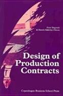 Design of Production Contracts Bogetoft Peter, Olesen Henrik Ballebye