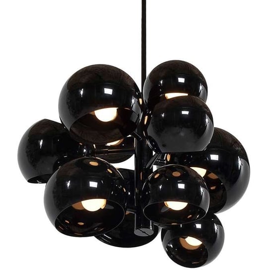 Designerska LAMPA wisząca KKST-5335-11 metalowa OPRAWA zwis kule balls czarne KKS