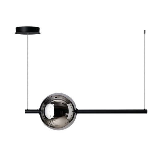 Designerska Lampa Wisząca Sandra Led 36W Ball Czarna AZzardo