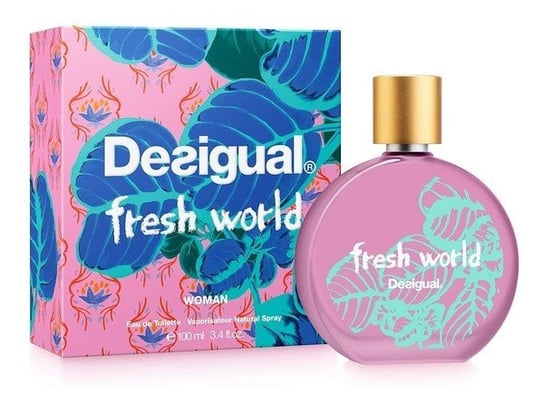 Desigual, Fresh World Woman, woda toaletowa, 100 ml Desigual