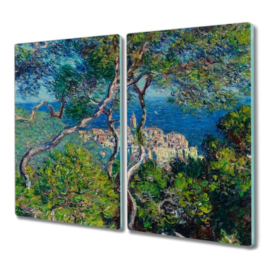 Deska 2x30x52 cm Kwiaty Monet z grafiką nowoczesna, Coloray Coloray