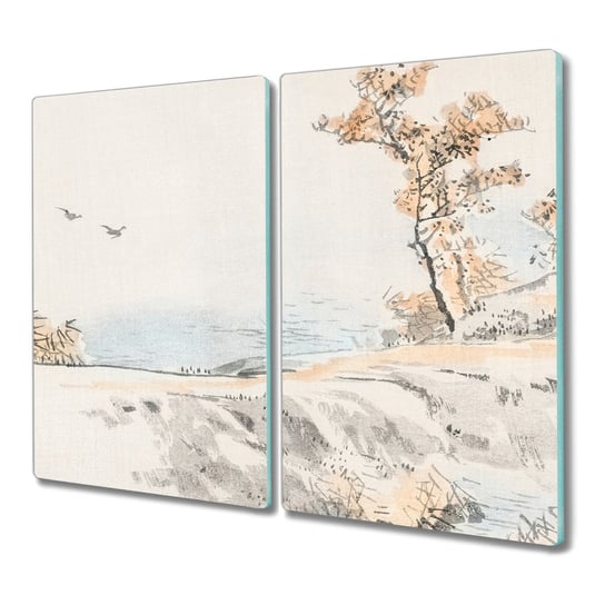 Deska 2x30x52 cm Oddziały kwiaty natura z grafiką, Coloray Coloray