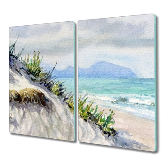 Deska 2x30x52 cm Wybrzeże plaża natura na prezent, Coloray Coloray