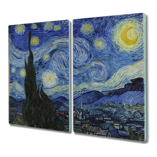 Deska 2x30x52 Dom w Prowansji Van Gogh z grafiką, Coloray Coloray