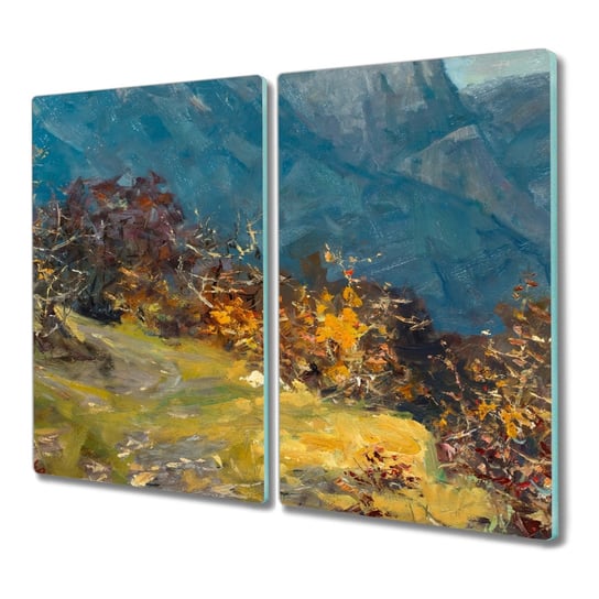 Deska 2x30x52 Malarstwo przyroda góry z nadrukiem, Coloray Coloray
