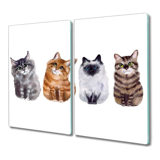Deska 2x30x52 Malarstwo zwierzęta koty z nadrukiem, Coloray Coloray