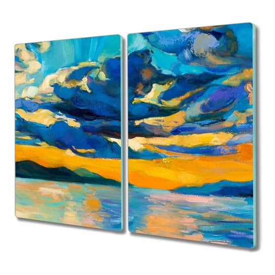 Deska 2x30x52 Morze niebo zachód słońca na prezent, Coloray Coloray