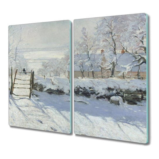 Deska 2x30x52 Woda lilie słońce Monet do krojenia, Coloray Coloray