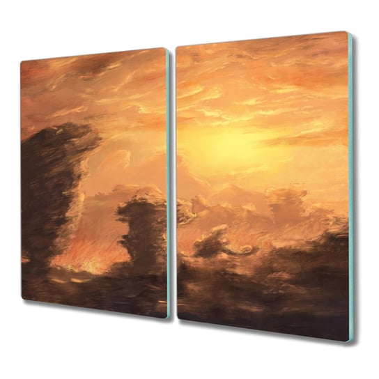 Deska 2x30x52 Zachód słońca na prezent z nadrukiem, Coloray Coloray