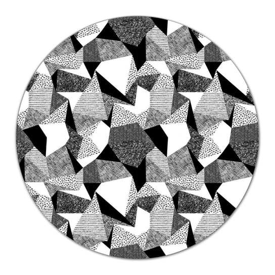 Deska dekor Bazgroły kształty geometryczne 3D fi40, Coloray Coloray