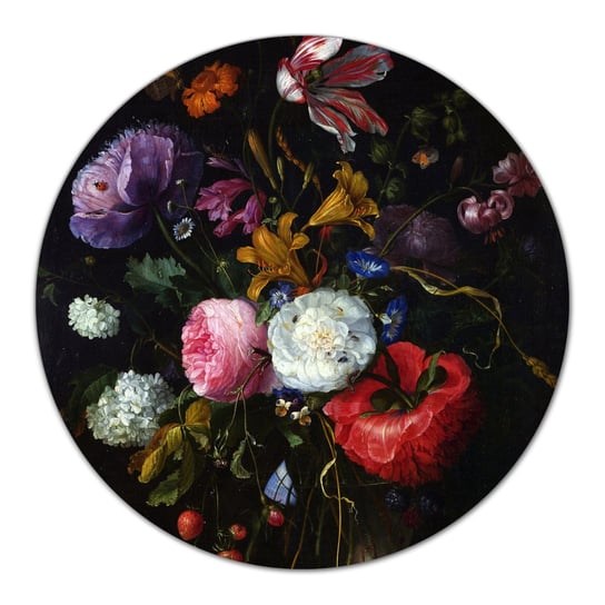 Deska dekor Holenderski bukiet kwiatów sztuka fi40, Coloray Coloray