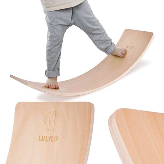 DESKA DO BALANSOWANIA balansująca balansowa bujak dla dzieci | drewniana | wielofunkcyjna | wytrzymała Trifland