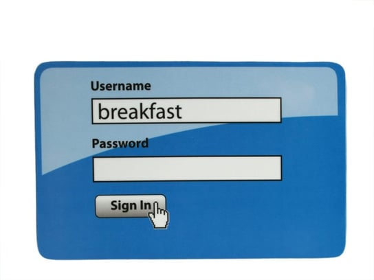 Deska do krojenia OOTB Login, niebieska, 22x14 cm OOTB