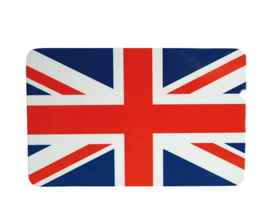 Deska do krojenia OOTB Wielka Brytania II, czerwono-niebieska, 22x14 cm OOTB