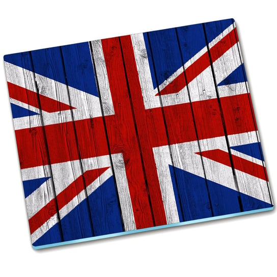 Deska do krojenia szklana Brytyjska flaga - 60x52 cm Tulup