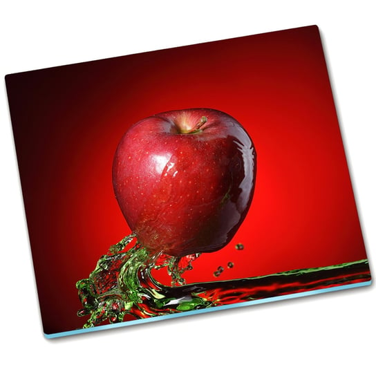 Deska do krojenia szklana Czerwone jabłko - 60x52 cm Tulup