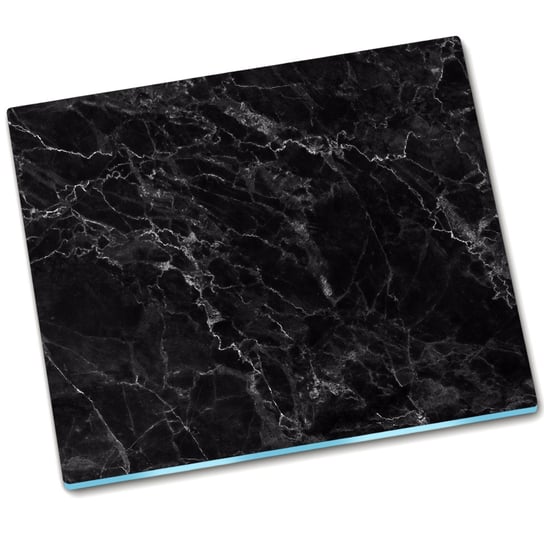 Deska do krojenia szkło Czarny marmur - 60x52 cm Tulup