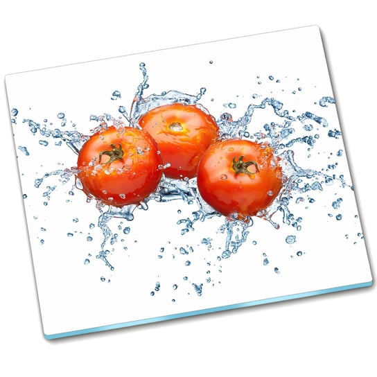 Deska do krojenia szkło Woda Pomidor - 60x52 cm Tulup
