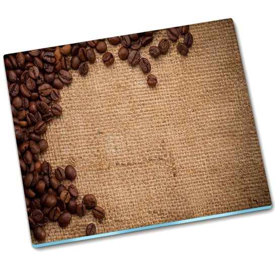 Deska do krojenia szkło Ziarna kawy - 60x52 cm Tulup