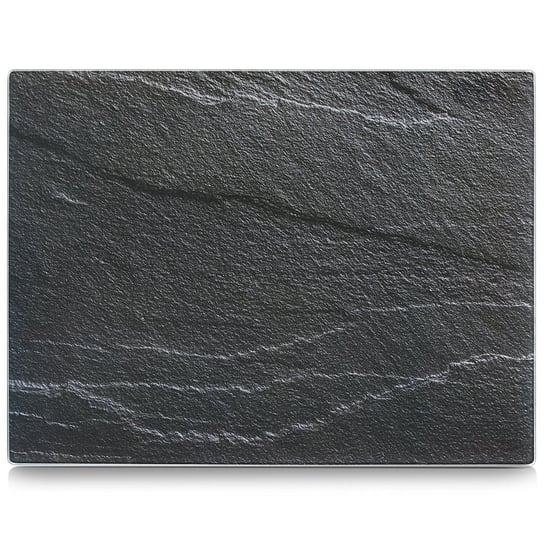 Deska do krojenia ZELLER Anthracite Slate, czarna, 40x30 cm Zeller