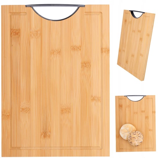 Deska do serwowania krojenia kuchenna duża 33x23 cm drewniana bambusowa Nice Stuff