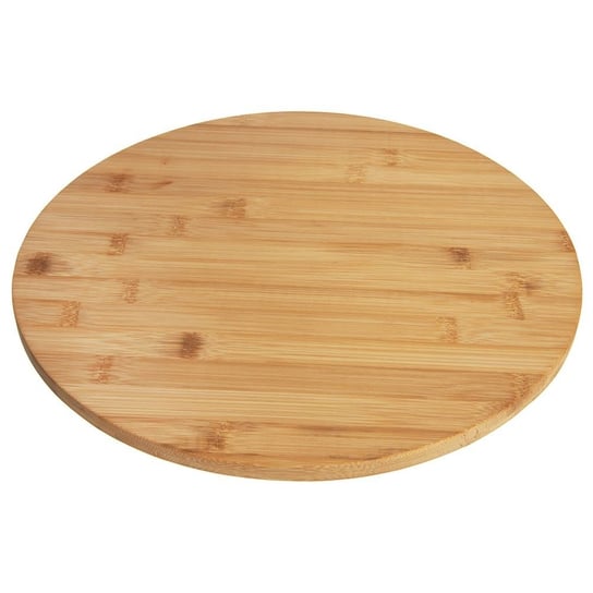Deska do serwowania obrotowa bambusowa 35 cm okrągła na przekąski przystawki pizzę Orion