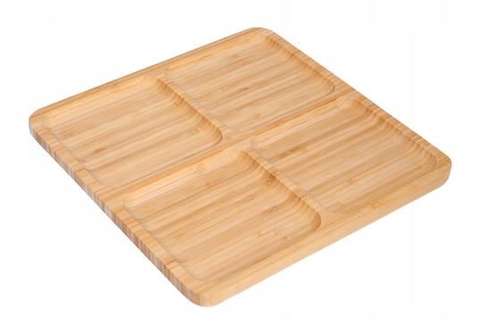 Deska do serwowania talerz drewniany taca bambus EH Excellent Houseware
