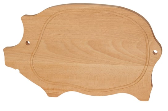 Deska drewniana bukowa świnka - uroczy dodatek do Twojej kuchni Woodcarver