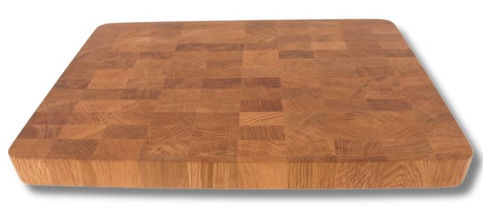 Deska drewniana dębowa - sztorcowa - duża - PK - wyjątkowy design dla profesjonalnych kucharzy Woodcarver