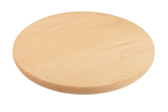 Deska drewniana patera obrotowa 25 cm - doskonała do serwowania przekąsek i dodatków Woodcarver