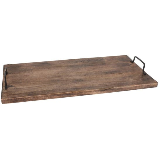 Deska kuchenna drewniana MANGO do krojenia serwowania 56x29 cm taca z uchwytami Vilde