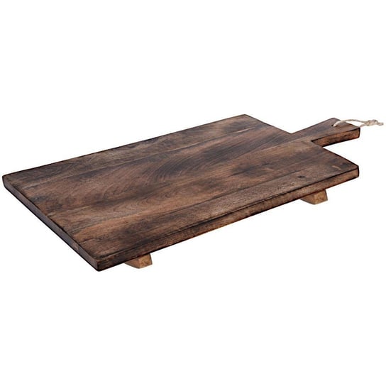 Deska kuchenna drewniana MANGO do krojenia serwowania 62x30 cm z uchwytem Vilde