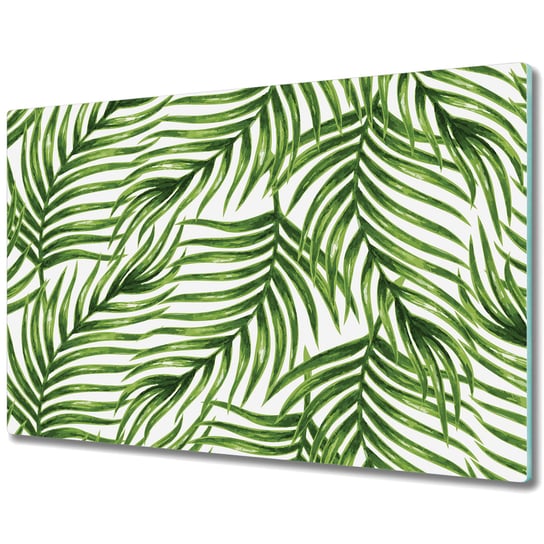 Deska Kuchenna z Printem - Liść zielonej palmy - 80x52 cm Coloray