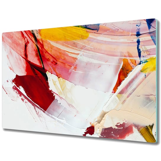 Deska Kuchenna z Printem - Rozmazane plamy farby - 80x52 cm Coloray