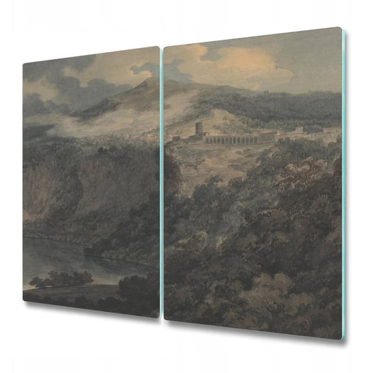 Deska Kuchenna z Wyjątkowym Printem - Jezioro wśród gór - 2 sztuki 30x52 cm Coloray
