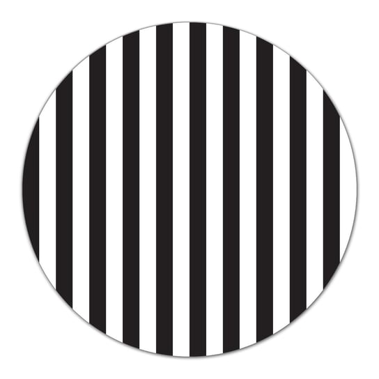 Deska osłona ozdoba Czarno-biały wzór w paski fi40, Coloray Coloray