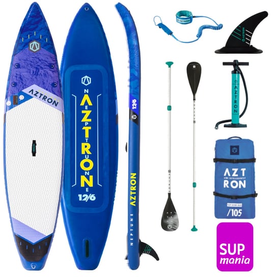 Deska pompowana SUP board Aztron Neptune 12'6" zestaw ( deska + wiosło + pompka + plecak + smycz) Aztron
