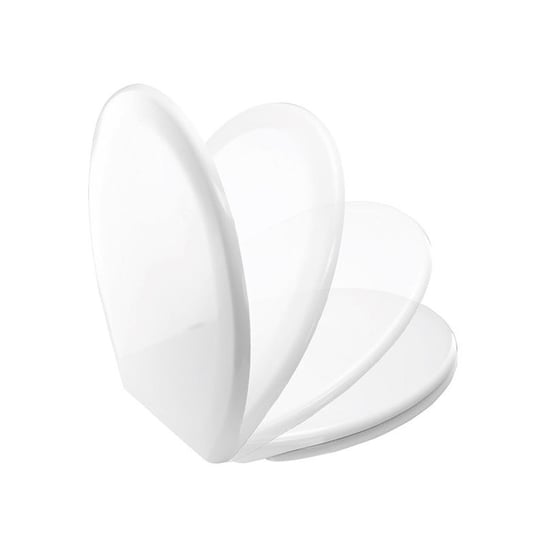 Deska sedesowa Onnline uniwersalna z polipropylenuz zawiasem wolnoopadającym plastikowym kolor biały Inna marka