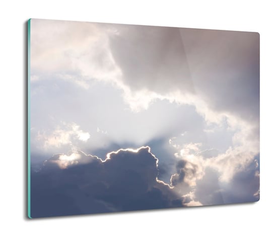deska splashback druk Czarne chmury niebo 60x52, ArtprintCave ArtPrintCave