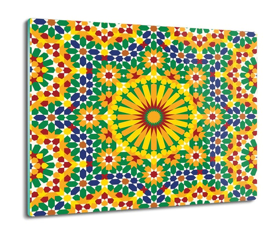 deska splashback druk Mozaika kwiaty kolor 60x52, ArtprintCave ArtPrintCave