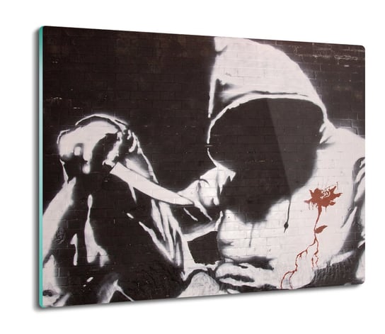 deska splashback z foto Mężczyzna z nożem 60x52, ArtprintCave ArtPrintCave