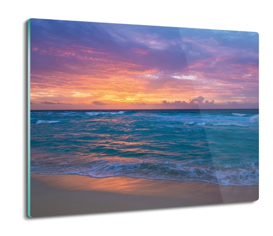 deska splashback z foto Plaża morze zachód 60x52, ArtprintCave ArtPrintCave