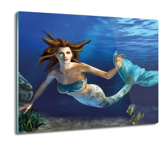 deska splashback z foto Syrena ryby ocean 60x52, ArtprintCave ArtPrintCave