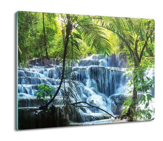 deska splashback z foto Wodospady palmy woda 60x52, ArtprintCave ArtPrintCave