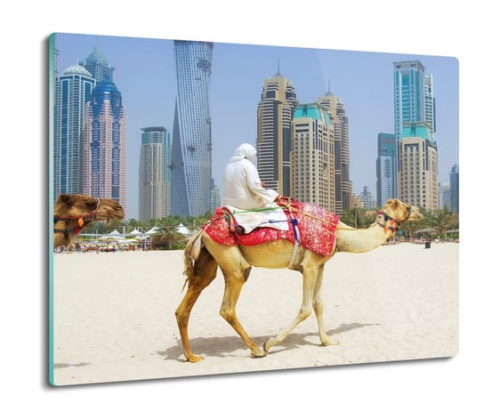 deska splashback z nadrukiem Dubaj wielbłądy 60x52, ArtprintCave ArtPrintCave