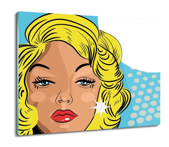 deska splashback ze szkła Kobieta pop art 60x52, ArtprintCave ArtPrintCave