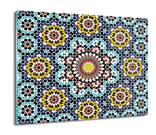 deska splashback ze szkła Mozaika kwiaty 60x52, ArtprintCave ArtPrintCave