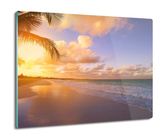 deska splashback ze szkła Palma morze plaża 60x52, ArtprintCave ArtPrintCave
