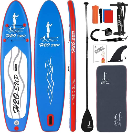 Deska SUP Pompowana H2OSUP Paddle Board 320CM Zestaw Z Wiosłem Do Pływania /H2OSUP Inna marka